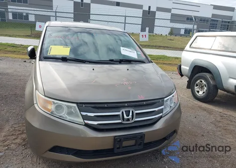 2011 Honda Odyssey Ex-L из США, поврежденный, VIN 5FNRL5H61BB077341